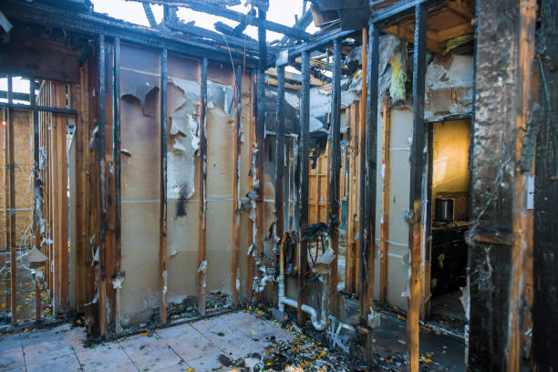 Professional Emergency Fire Cleanup technician working in Bridgeport, NJ